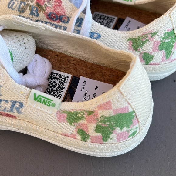 42) VANS circle bee shoes eco theory NWT sz 7 woman’s - Picture 5 of 11
